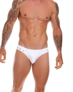 1023 CARIBE SWIMWEAR BIKINI THONG WHITE