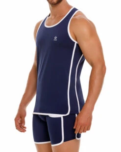 2135 WIMBLEDOM TANK TOPBLUE