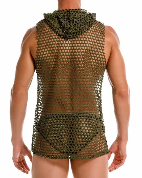 2163 URBAN HOODIE TANKGREEN 2 2163 URBAN HOODIE TANKGREEN - Imagen 2