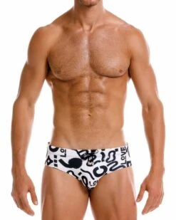 2199 LOVE SWIMWEAR BRIEF PRINTED