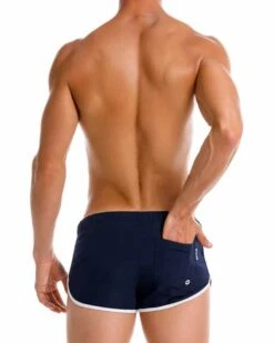 2204 RETRO MINI SHORT BLUE -Jor Ropa Interior Tienda 2204 RETRO SHORT BLUE 3