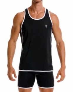 2218 WIMBLEDOM TANK TOPBLACK