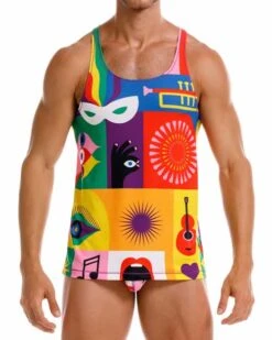 2226 CARNIVAL DUO TANK TOP/BIKINI PRINTED